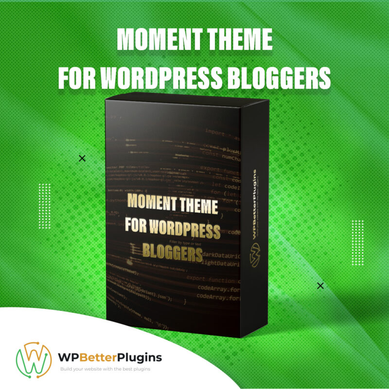 Moment Theme - for WordPress Bloggers